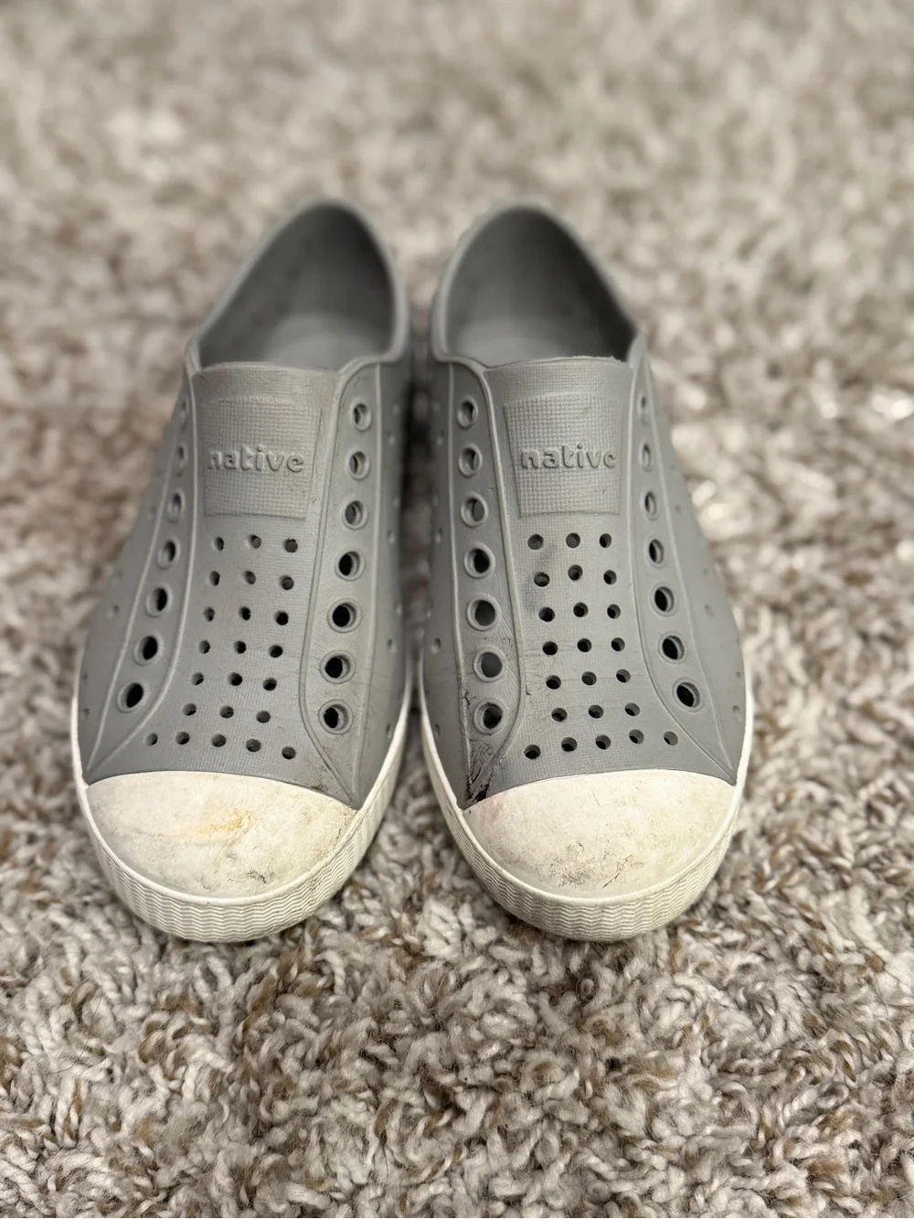Native Slip-On Loafer in Light Gray